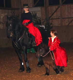Große und kleine böse Königin.