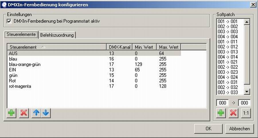 Abbildung 20:Die Steuerelemente