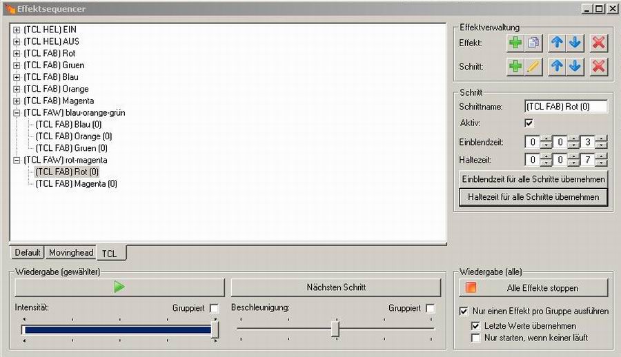 Abbildung 22:Der Effektsequenzer komplett