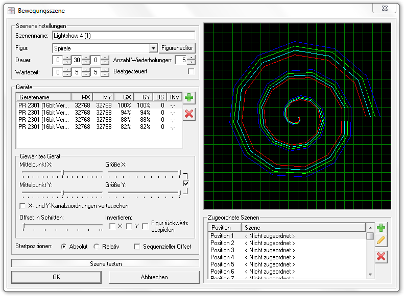 Abbildung 22.1:Der Bewegungsszeneneditor