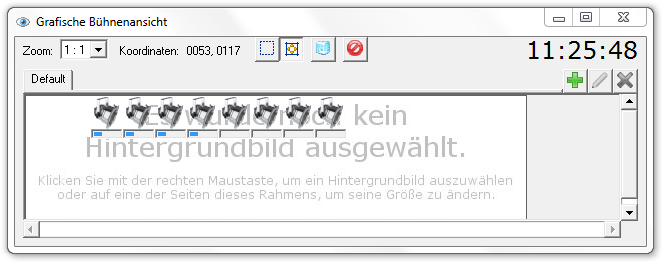 Abbildung 5.1:Die Grafische Bühnenansicht