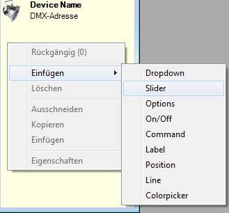 Abbildung 33.5:Kontextmenü mit verschiedenen Optionen