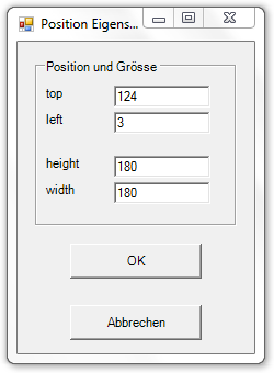 Abbildung 33.19:Eigenschaften des Position-Elements