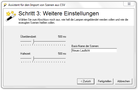 Abbildung 15:Import aus CSV: Schritt 3
