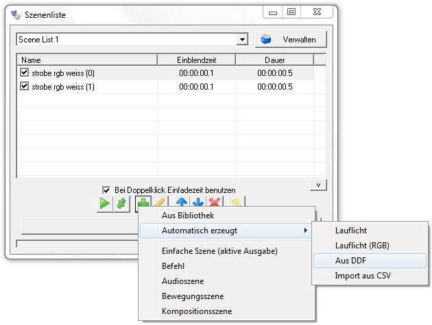 Abbildung 1:Automatische Szenenerstellung