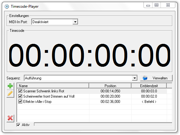 Abbildung 1:Der Timecode-Player