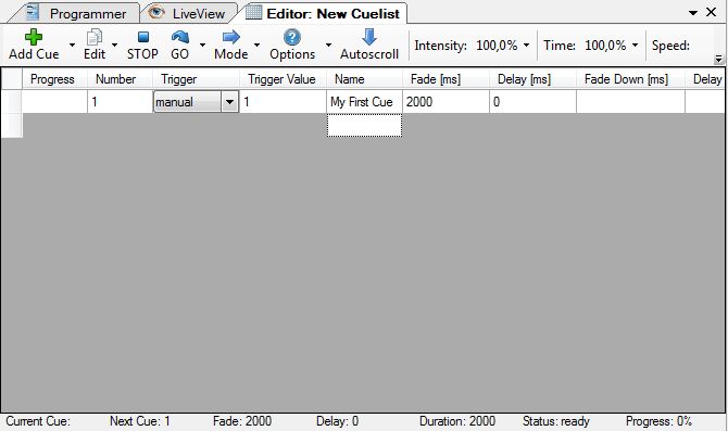 Abbildung 3:Ansicht des Programmer Fensters