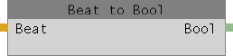 Abbildung 1: Beat to bool Node