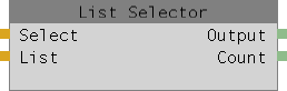Abbildung 1: List selector Node