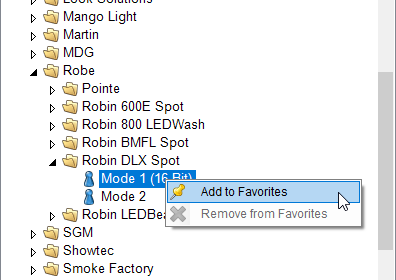 Abbildung 5:Hinzufügen eines Geräts zu den persönlichen Favoriten