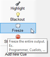 Abbildung 1:Button der Einfrieren-Funktion.