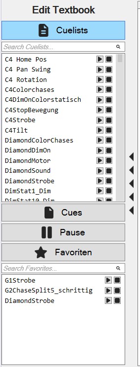 Abbildung 4:Drag&Drop Bereich des Textbuch Plugins.