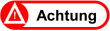 Achtung wichtiger Hinweis