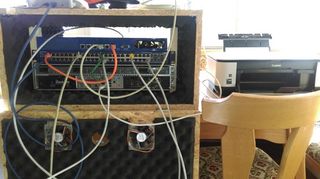 Server und Netzwerktechnik auf dem Treffen