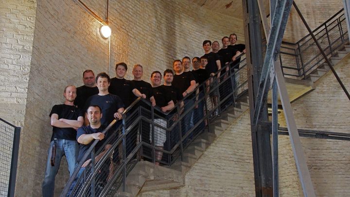 Gruppenfoto im Wasserturm