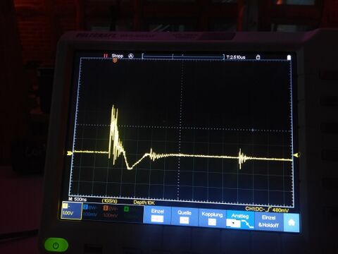 ... kann an unserem Dr. Bruzzel exakt jeder Einschlag nachvollzogen werden.