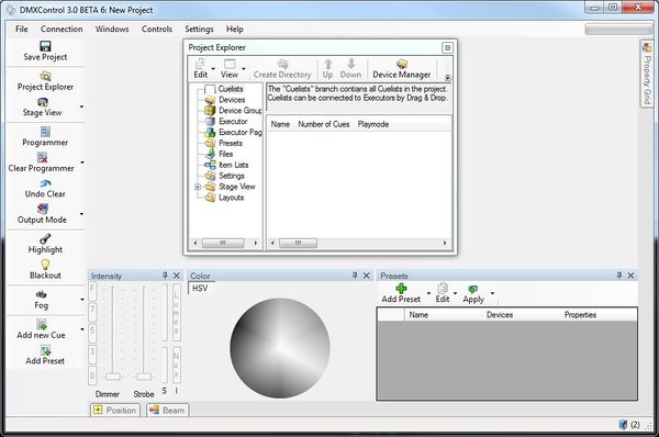 Abbildung 2:Ansicht mit mehreren versteckten Fenstern