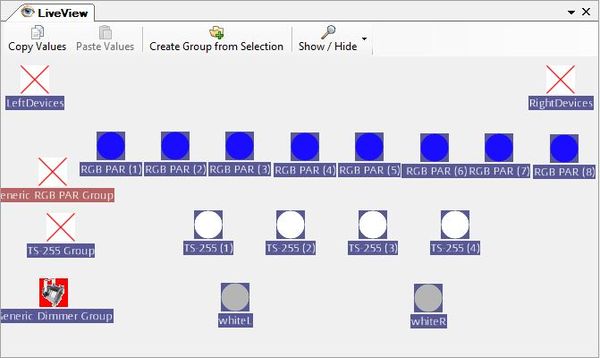 Abbildung 1:Ansicht des Stage Views