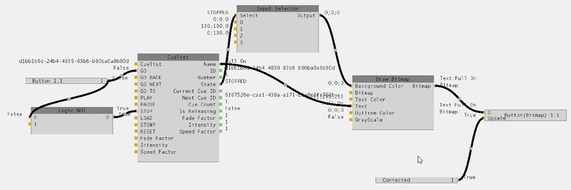 Abbildung 4:Cuelist Flash Input Assignment